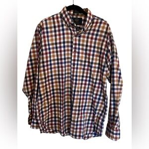 Viyella Est. London Button Long Sleeve Tailored Fit